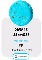 Simple Seamoss face wash