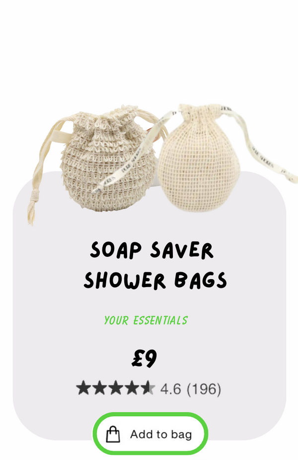 Soap Saver Bags